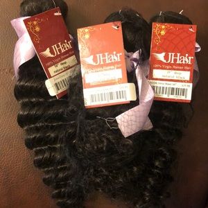 3 bundles of deep wave 12” 14” 16”